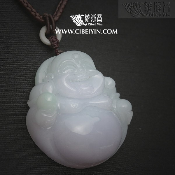 翡翠彌勒佛挂墜