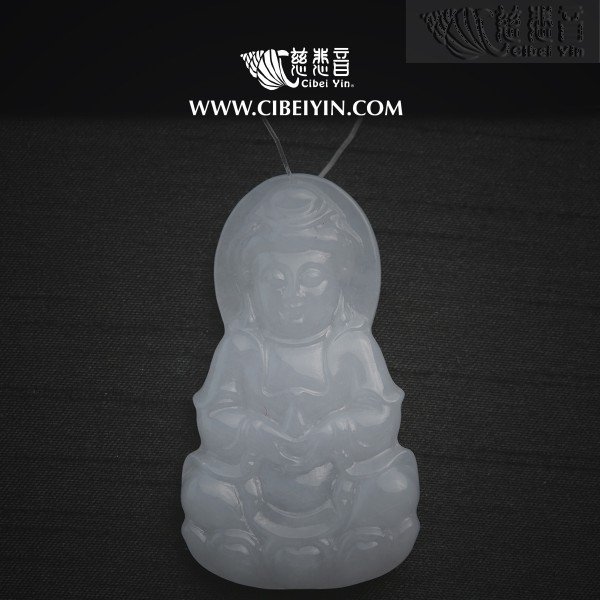 寶瓶觀音翡翠挂墜-2132