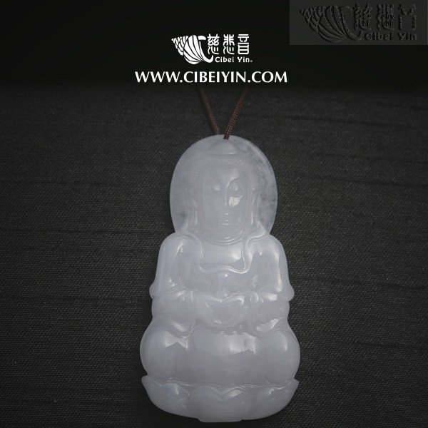 寶瓶觀音翡翠挂墜-2133