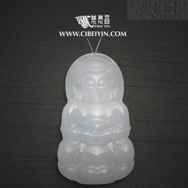 寶瓶觀音翡翠挂墜-2370