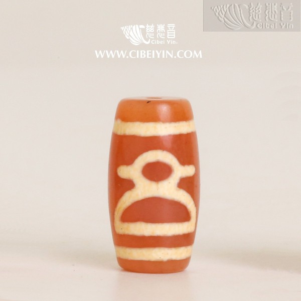 財神天珠（紅）-19mm