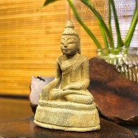 緬甸砂岩佛坐像