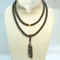 특급 금성 소엽자단 108 염주 - 6mm