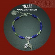 幸運葉-青金石925銀手鍊