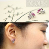 心之所繫-紅寶石耳環