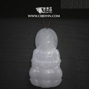 寶瓶觀音翡翠挂墜-2133