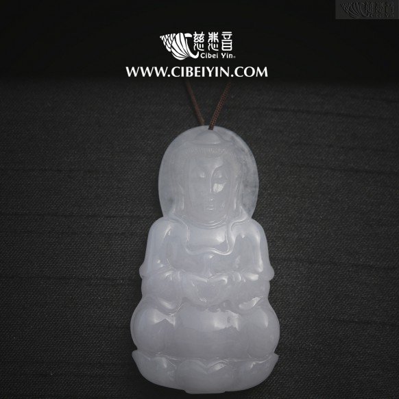 寶瓶觀音翡翠挂墜-2133