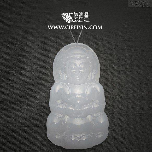 寶瓶觀音翡翠挂墜-2370