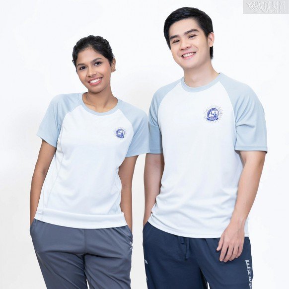 에너지 팔괘 라운드 티셔츠-기능성 나그랑 반팔 