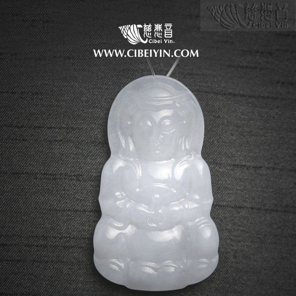 寶瓶觀音翡翠挂墜-2126