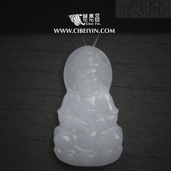 寶瓶觀音翡翠挂墜-2131