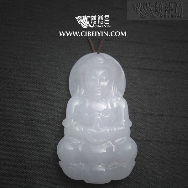 寶瓶觀音翡翠挂墜-2134
