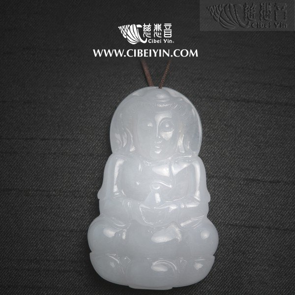 寶瓶觀音翡翠挂墜-2135