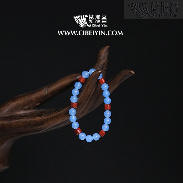 吉祥-海藍寶手串 (8mm)