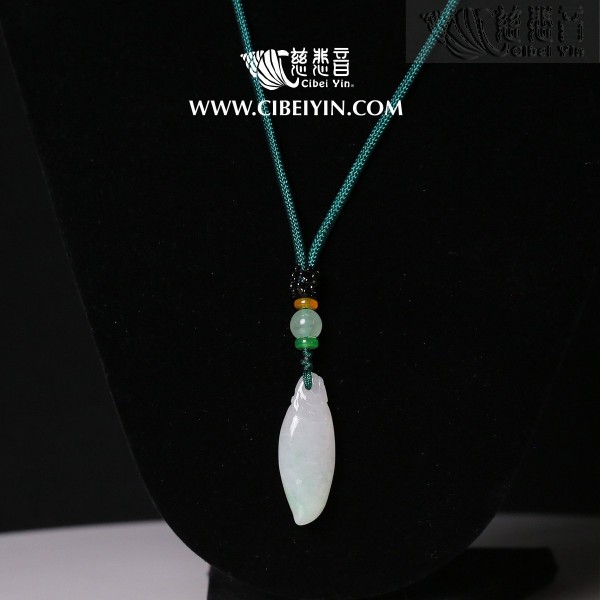 "福瓜"翡翠項鍊-1D3