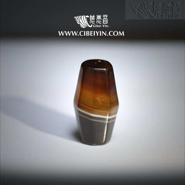 藥師佛琉璃級唐八稜老天珠(XL)-302
