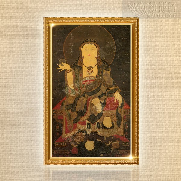 地藏王菩薩古唐卡（複製版）- 大