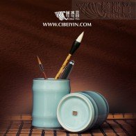 《揚名》陶瓷筆筒