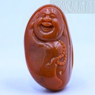 南紅彌勒佛掛墜