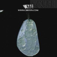 觀音翡翠挂墜-2323
