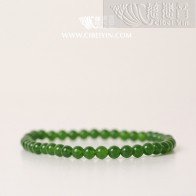 "彩色開運手串"綠玉髓手串 (4mm)