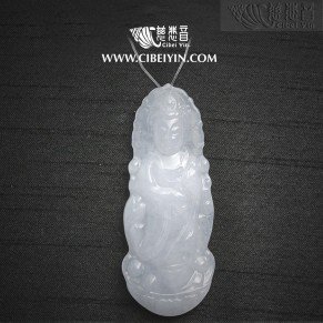 觀音翡翠挂墜-2128