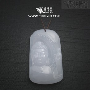 釋迦摩尼佛翡翠掛墜-2146
