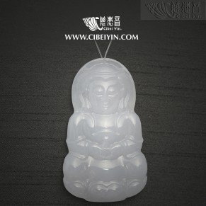 寶瓶觀音翡翠挂墜-2370