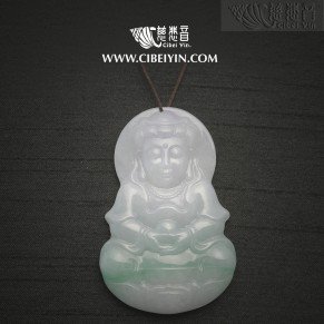 寶珠觀音翡翠挂墜-2380