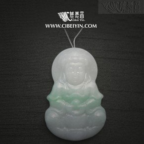 寶珠觀音翡翠挂墜-2381