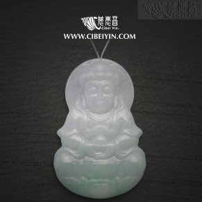 寶珠觀音翡翠挂墜-2384