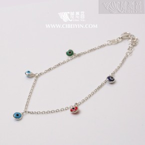 簡約金剛眼手鍊-彩色 (5mm)