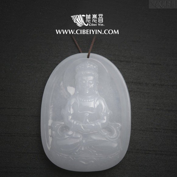 "寶瓶觀音"翡翠挂墜-2186