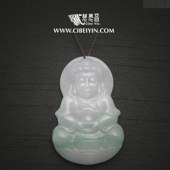 寶珠觀音翡翠挂墜-2380