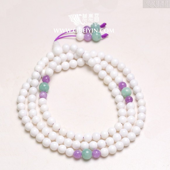 奶白硨磲108念珠 (6mm)-5
