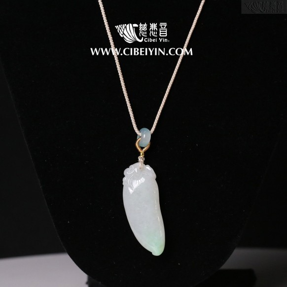 "福瓜"翡翠項鍊-097