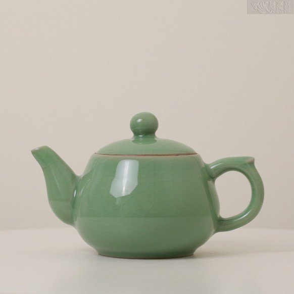 青瓷茶具系列-蘋果茶壺