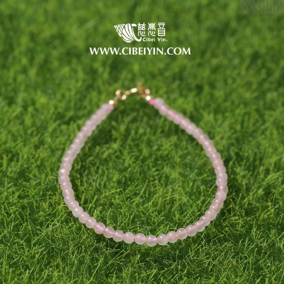 粉晶手鍊 (3mm)