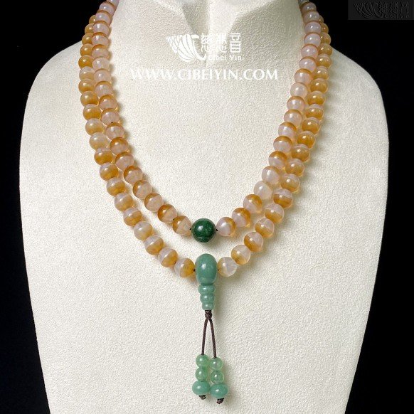 天然藥師線珠108念珠 03-12