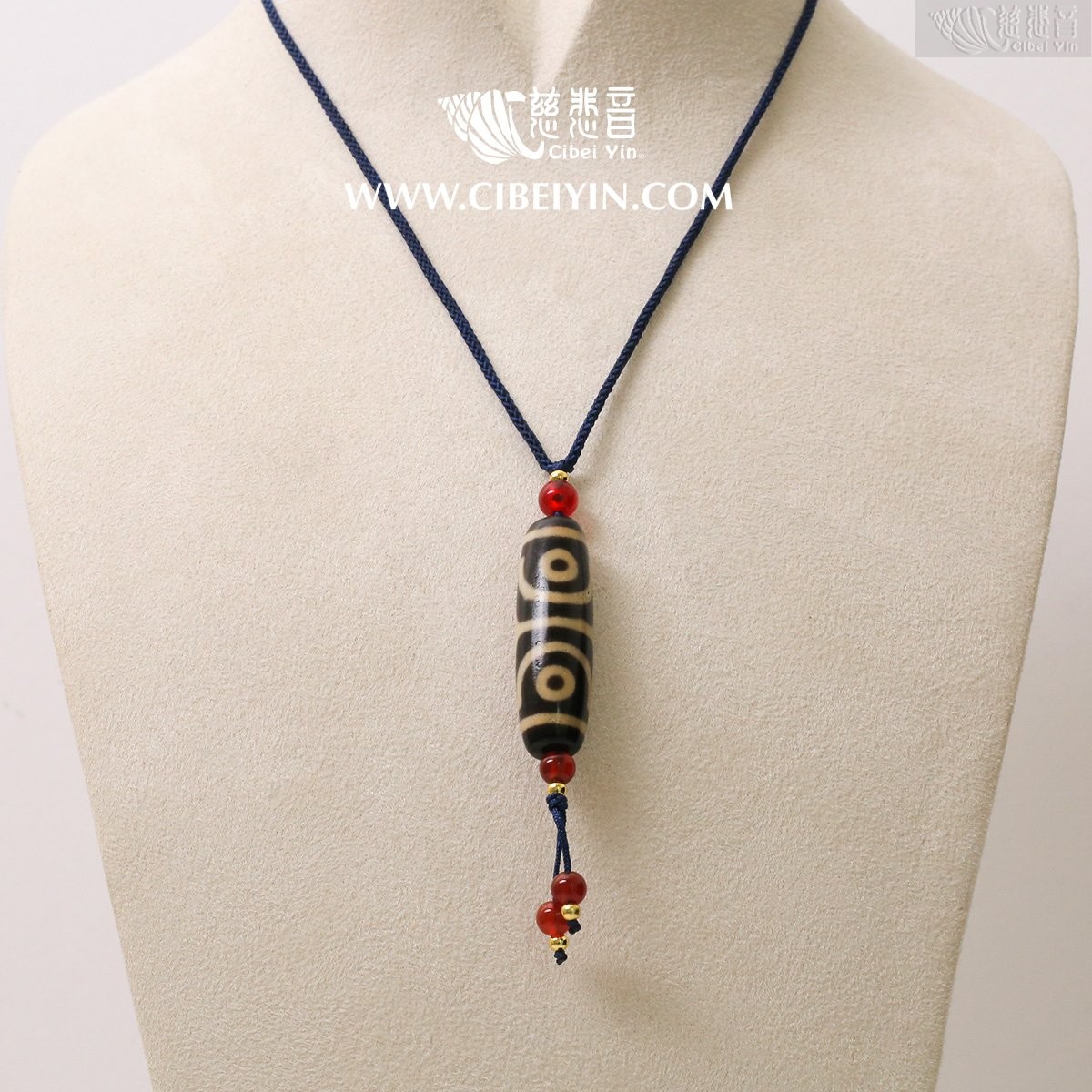 七眼天珠项链-38mm- 随机出货慈悲音