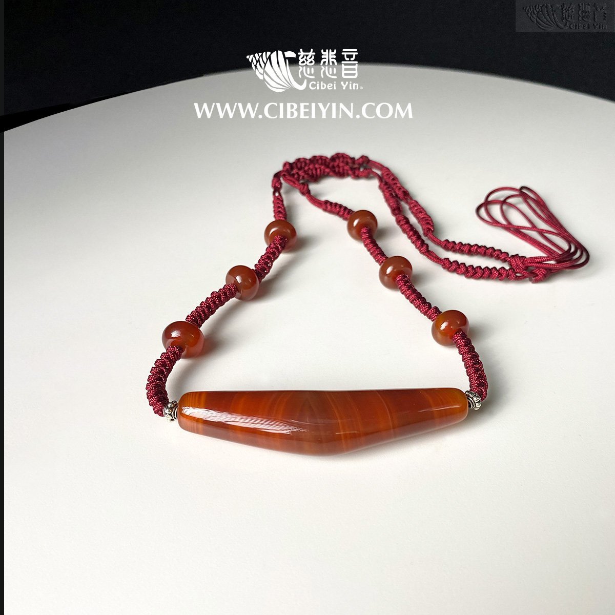 あずきちゃん瑪瑙　如意天珠　9-137 天然强力西藏老油性玛瑙四眼天珠天师（天珠）四眼天诛18.47 克58.4 x