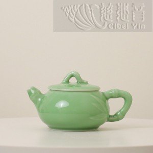 平安竹泉 青華染付 雙鱼紋樣 四角盃 茶道具 平安竹泉 青華染付 雙鱼紋樣四方盃 茶道具