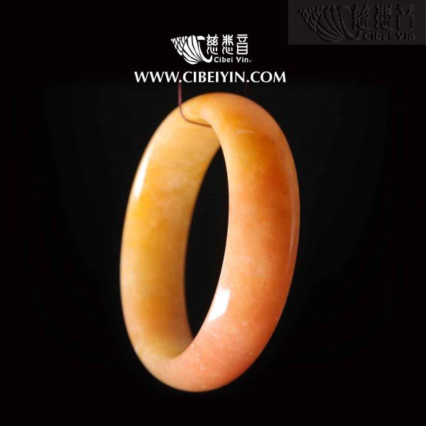 金丝玉粉色佳人手镯