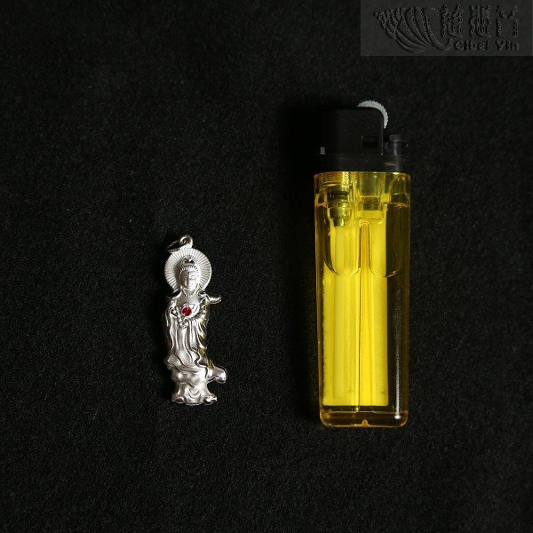 银观音佛像锁-40