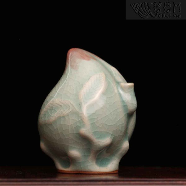 仙桃祝寿水滴摆件