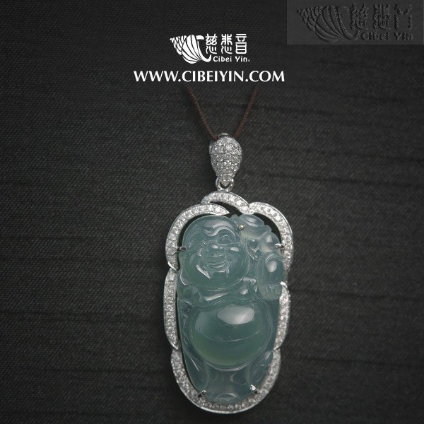 彌勒佛翡翠挂坠-2311