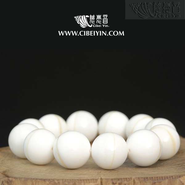 金线砗磲手串 20mm