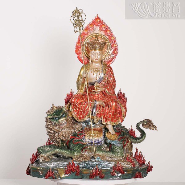 消灾灭难地藏王菩萨像(坐骑款)——金菩提宗师典藏