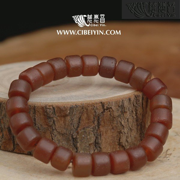 红色老琉璃手串