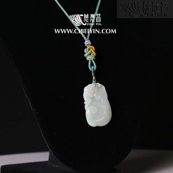 "福在眼前"翡翠项链-961